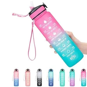 Plastic Water Bottle (Multicolor, 1000 ml)