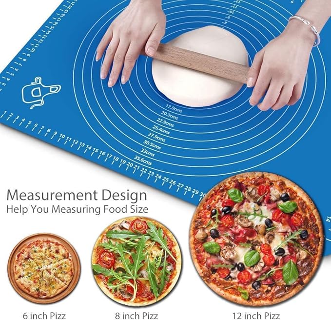 Silicone Roti Mat Non-Stick Silicone Reusable Pastry Fondant Dough Roti Chapati Rolling Baking Sheet Mat