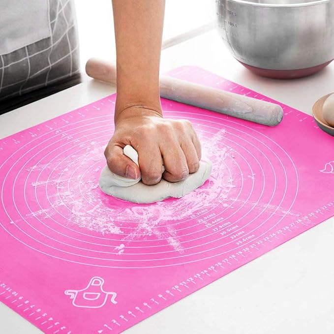 Silicone Roti Mat Non-Stick Silicone Reusable Pastry Fondant Dough Roti Chapati Rolling Baking Sheet Mat