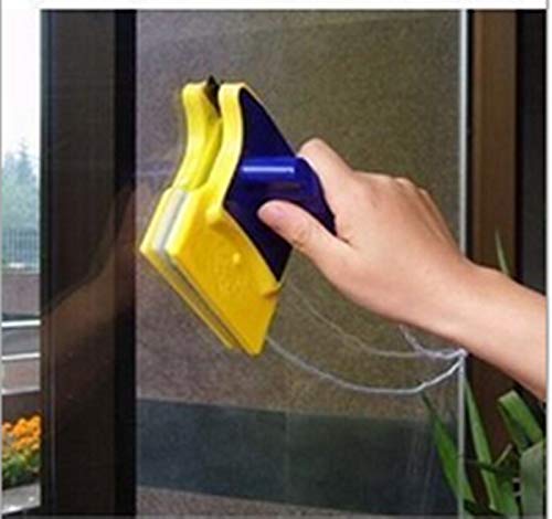 Easy Clean Plastic Magnetic Double Faced Glass Wiper Strong Magnetic Window Cleaner Tool Glass Brush Cleaner